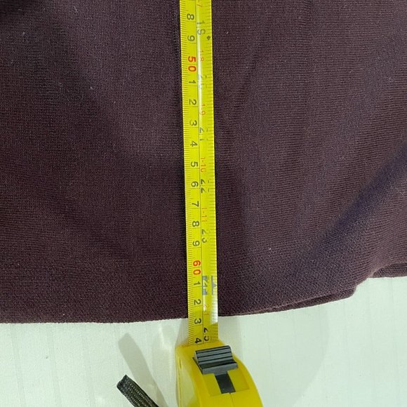 Kenneth Cole Maroon Poncho Womens Over The Heal Shawl Loose Knit XS/S - Picture 4 of 5